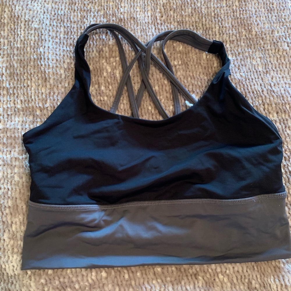 CRZ yoga longline sports bra